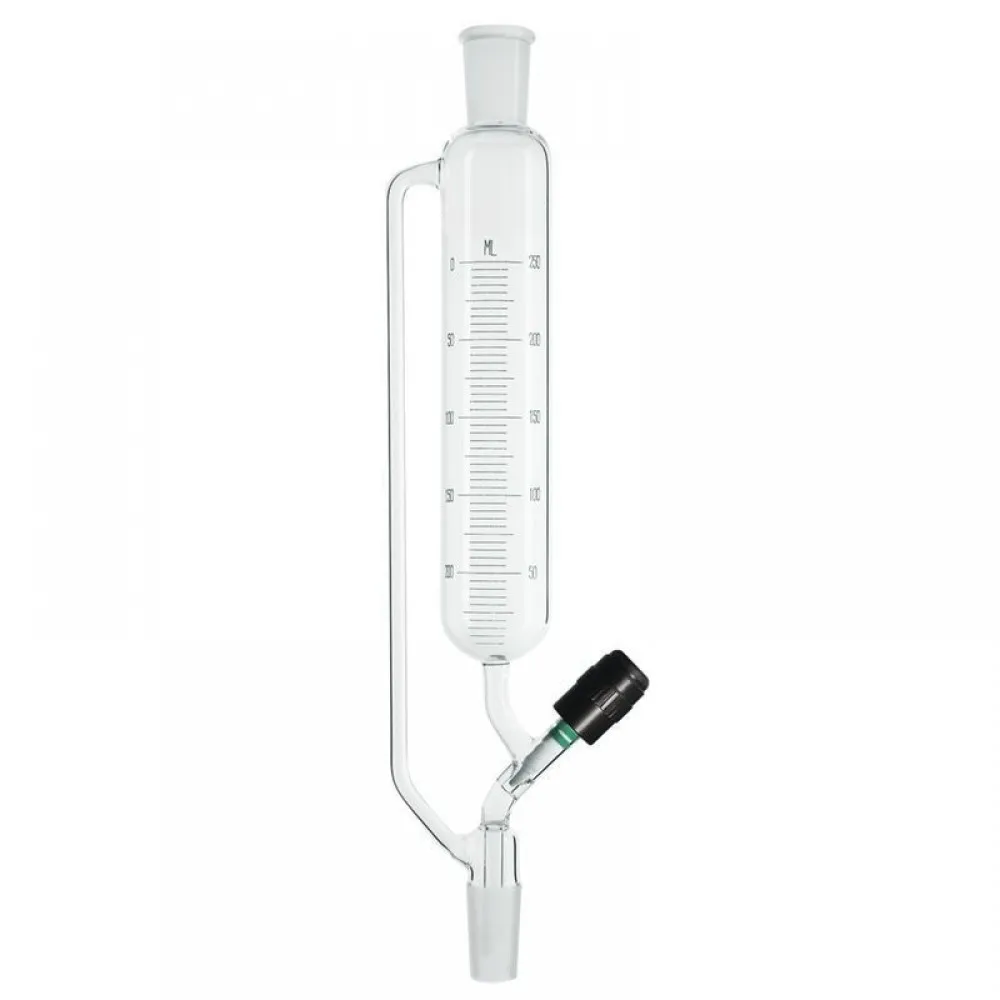 

Трубки, сложение, градуированные, Резьбовые клапаны, 24/40 соединений