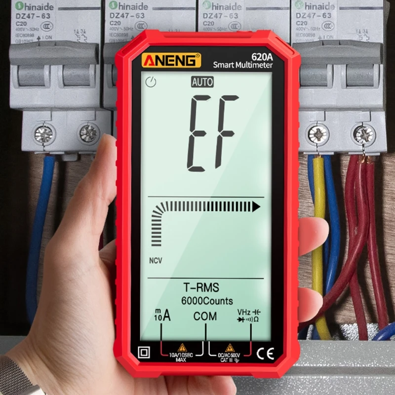 

2021 New True-RMS Auto-Ranging Digital Multimeter AC DC Amp Volt Ohm Diode HZ NCV Tester