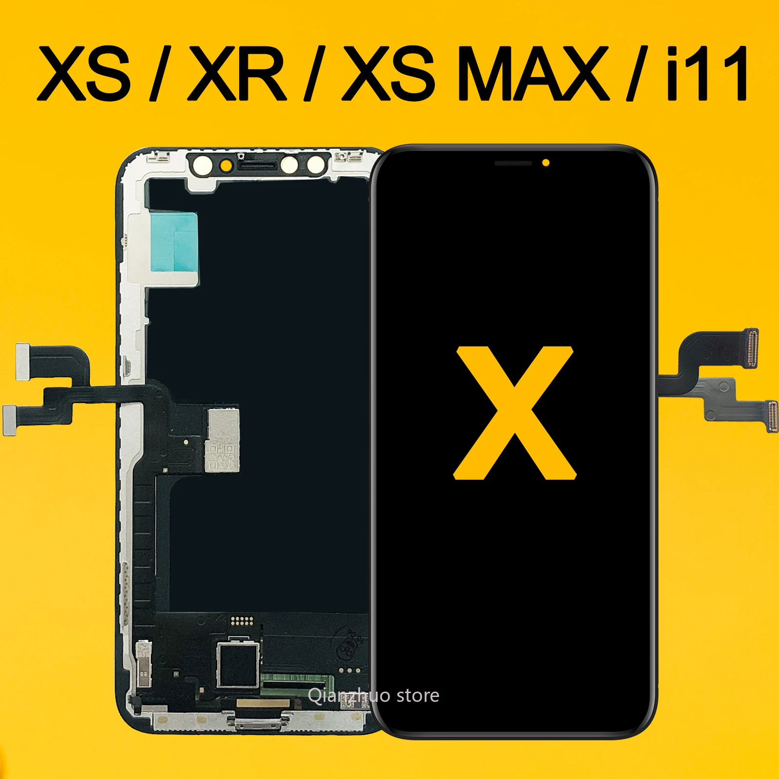 

ЖК-дисплей AAA для iPhone X OLED для IPhone XS XR MAX Inell LCD 11, сенсорный экран с дигитайзером, запасные части в сборе, OEM OLED