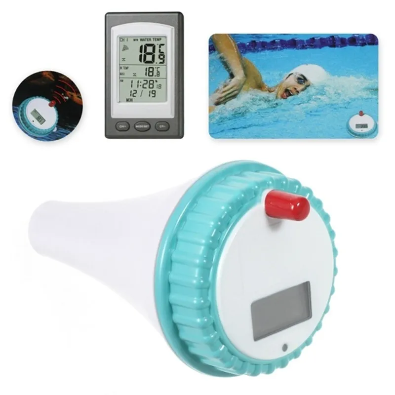 

Professional Swimming Pool Thermometer Wireless Digital Floating Thermometer Pool Water Thermometer (without Battery)