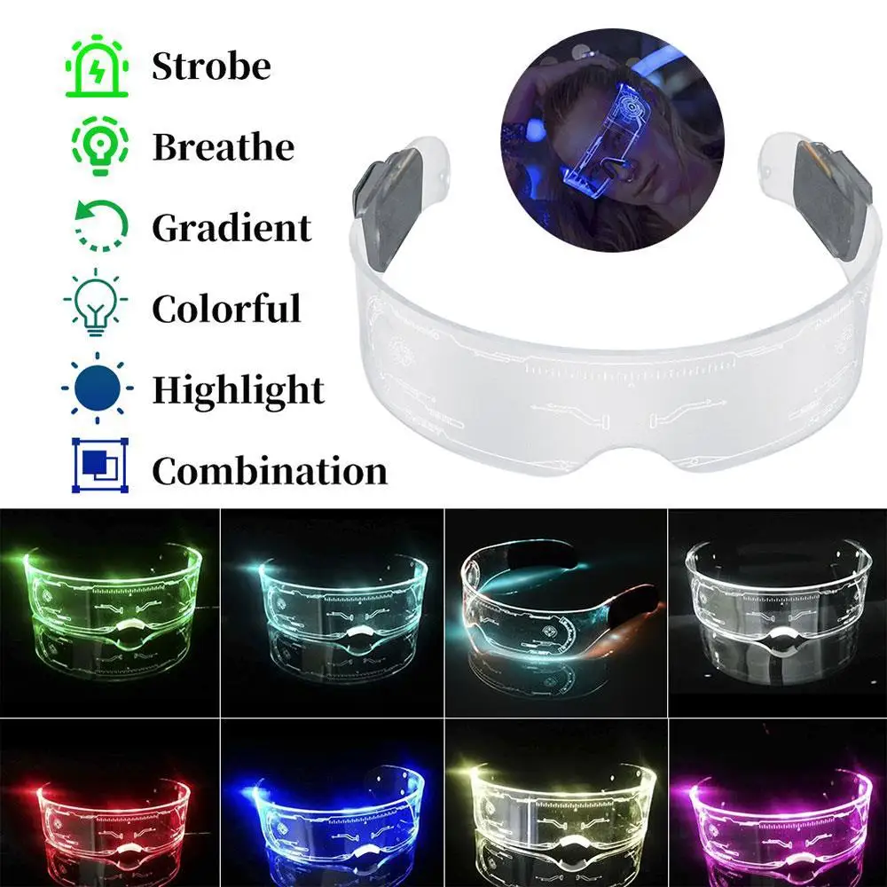 Украшение на Хэллоуин Модные пластиковые цветные светодиодные фонари реквизит DJ