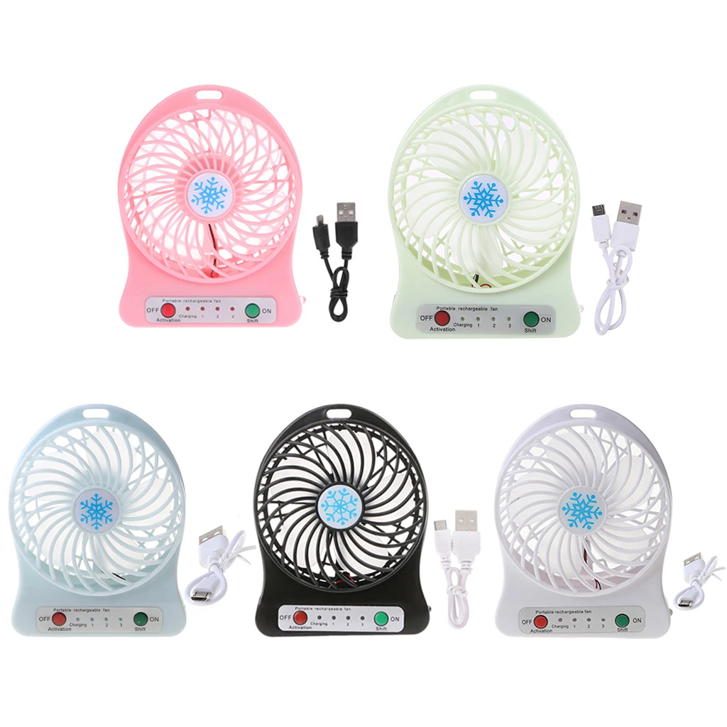

Portable LED Light Mini Fan Air Cooler Mini Desk USB Fan Third Wind USB Fan FAN20