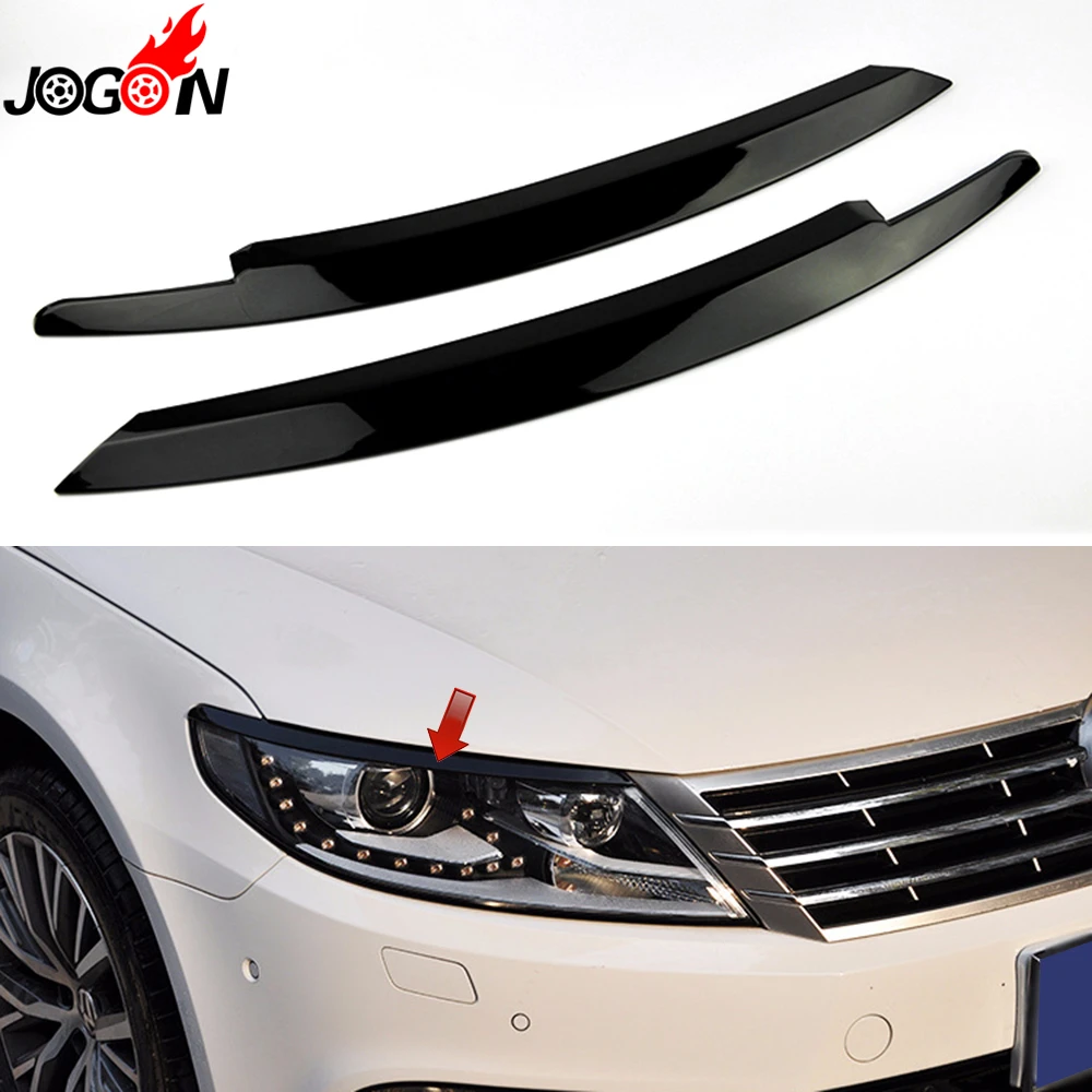 Пианино черного цвета с заклепками для Volkswagen VW CC 2013 2017 автомобилей головной