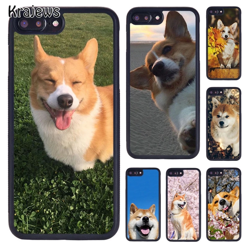 Чехол для телефона krajew Akita Inu Dog iPhone 5 6 S 7 8 plus 11 12 Pro X XR XS Max Samsung Galaxy S6 S7 S8 S9 S10