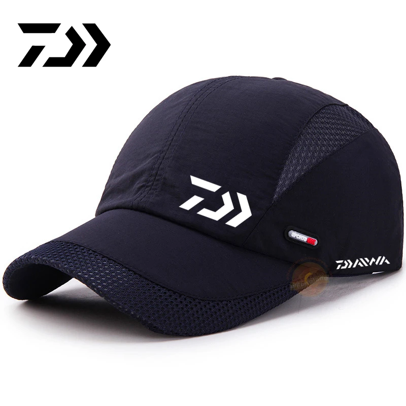 

Daiwa Men's Outdoor Adjustable Baseball Cap Fishing Cap Summer Sunscreen Breathable Cap Camping Hiking Windproof Fishing Caps