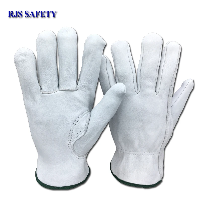 Рабочие перчатки из овечьей кожи мужские рабочие сварочные защитные садовые