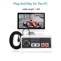 hot selling classic usb controller gaming gamer joystick joypad for nes windows pc for mac computer game controller gamepad