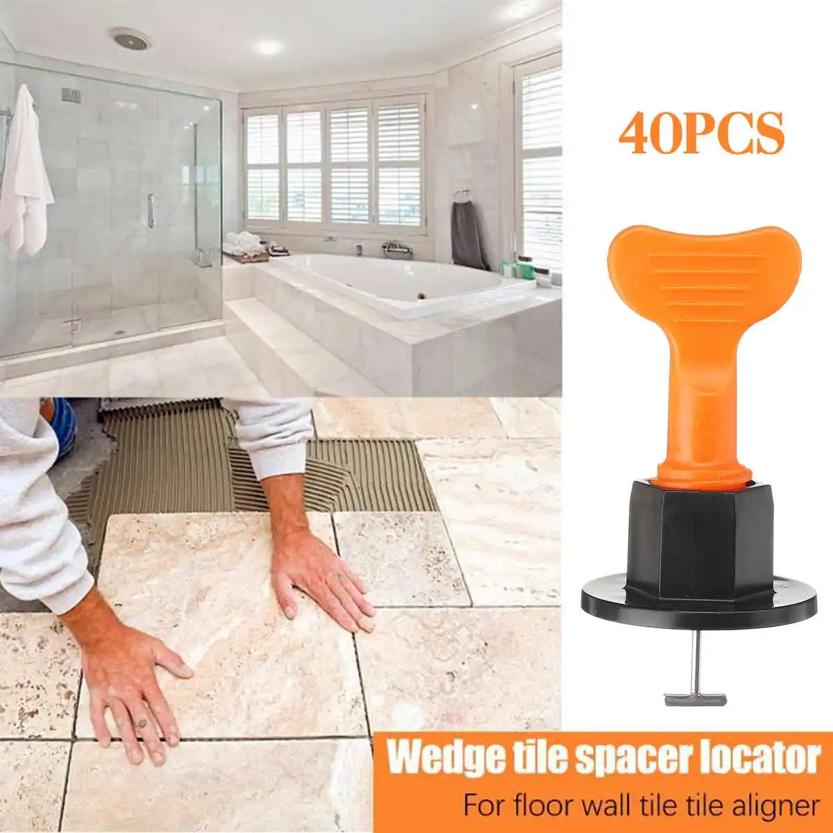 Система выравнивания плитки 40 шт./компл. плоский керамический выравниватель