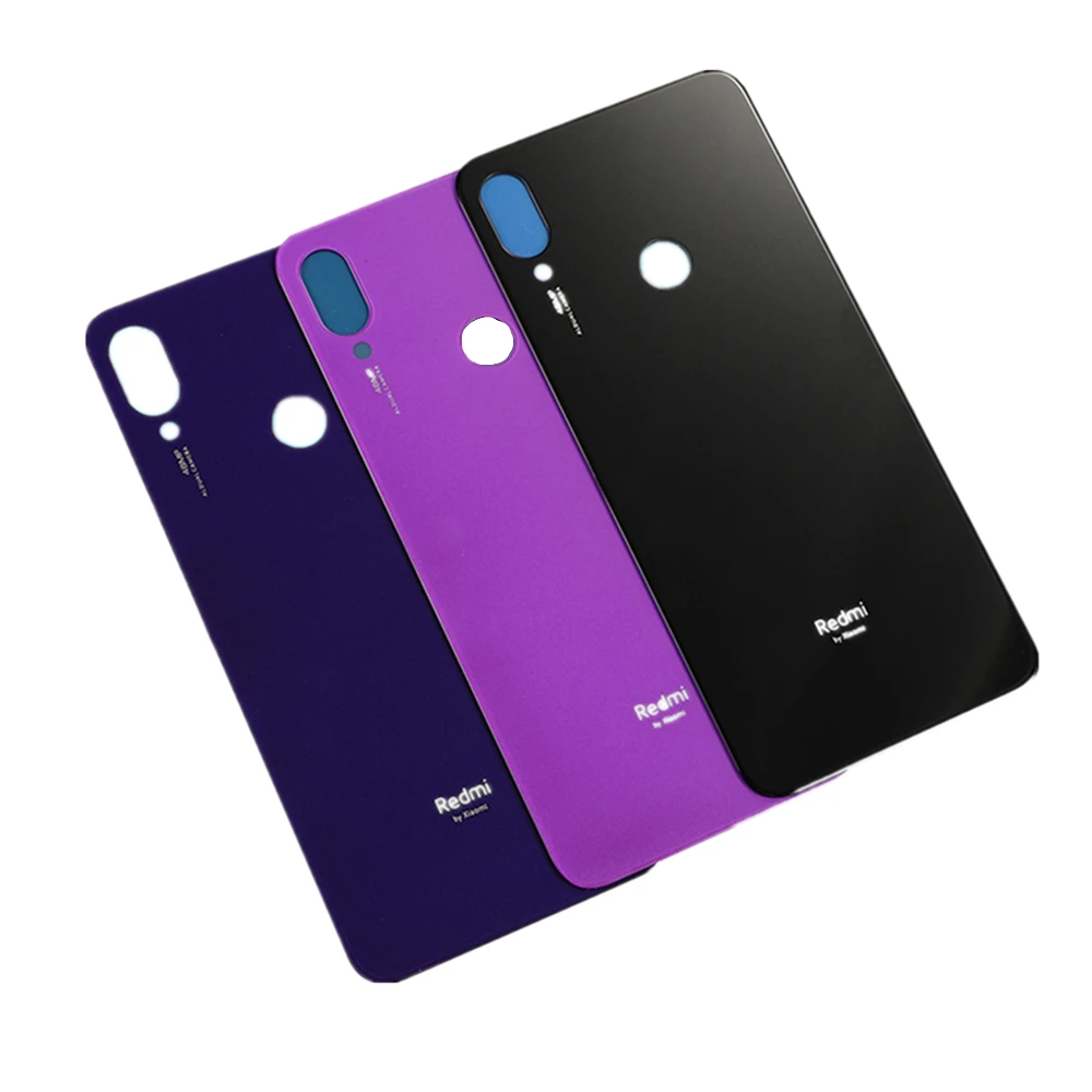 Для Xiaomi Redmi note 7 Крышка батарейного отсека задняя стеклянная панель Задняя Дверь Корпус чехол для Redmi note 7 pro задняя крышка батарейного отсека дверь