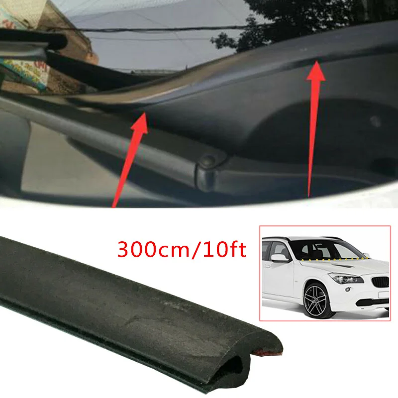 Авто уплотнительная полоса лобовое стекло погода протектор отделка