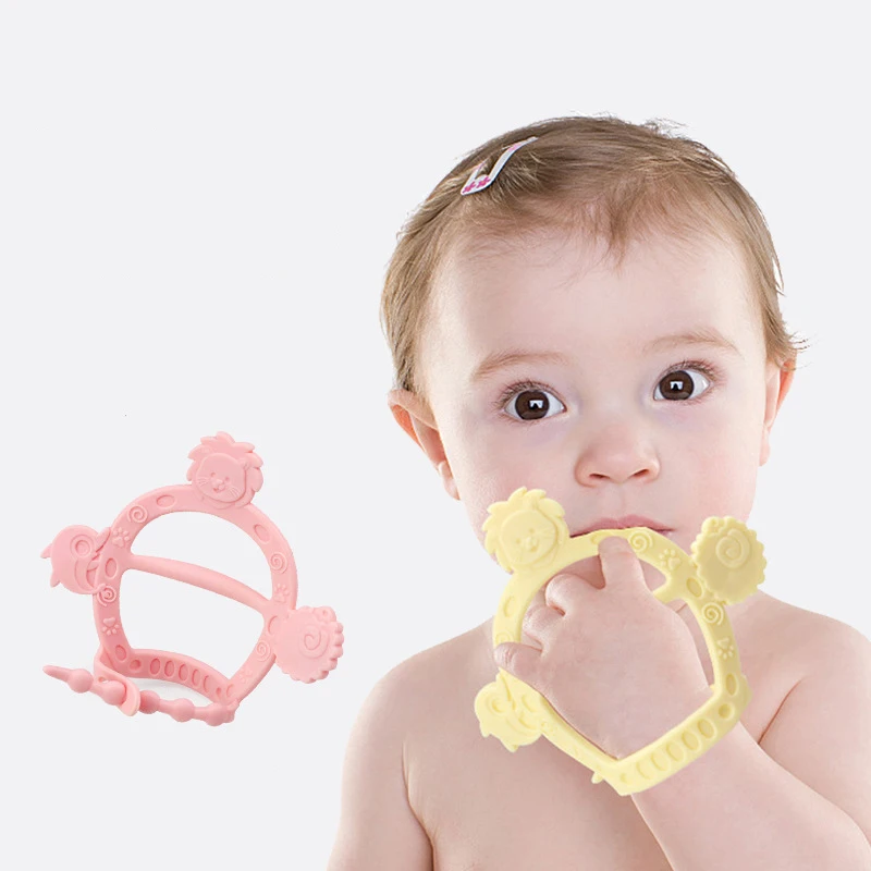 1 шт. милые детские молярные игрушки Силиконовые Прорезыватели для зубов