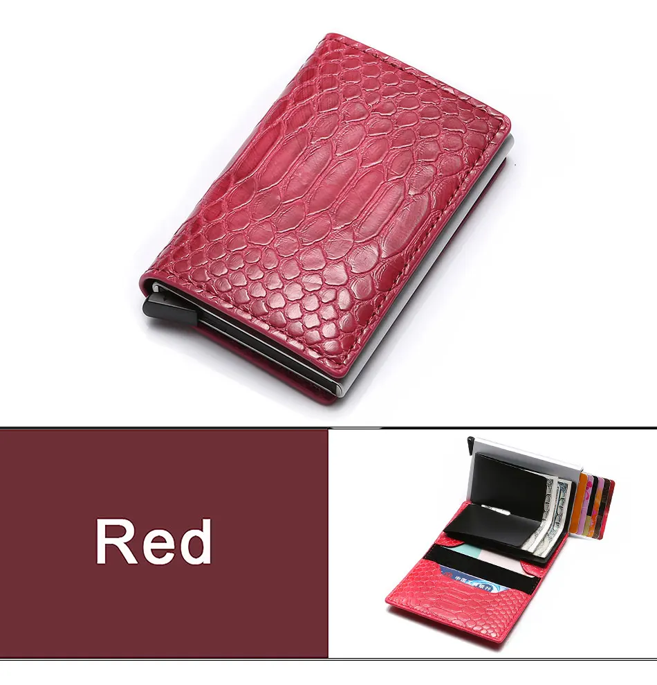 DIENQI Смарт мужские кошельки Rfid, сумка для денег, магический мини тонкий кошелек, мужской маленький кожаный кошелек, тонкие сумочки из змеиной кожи Vallet Walet