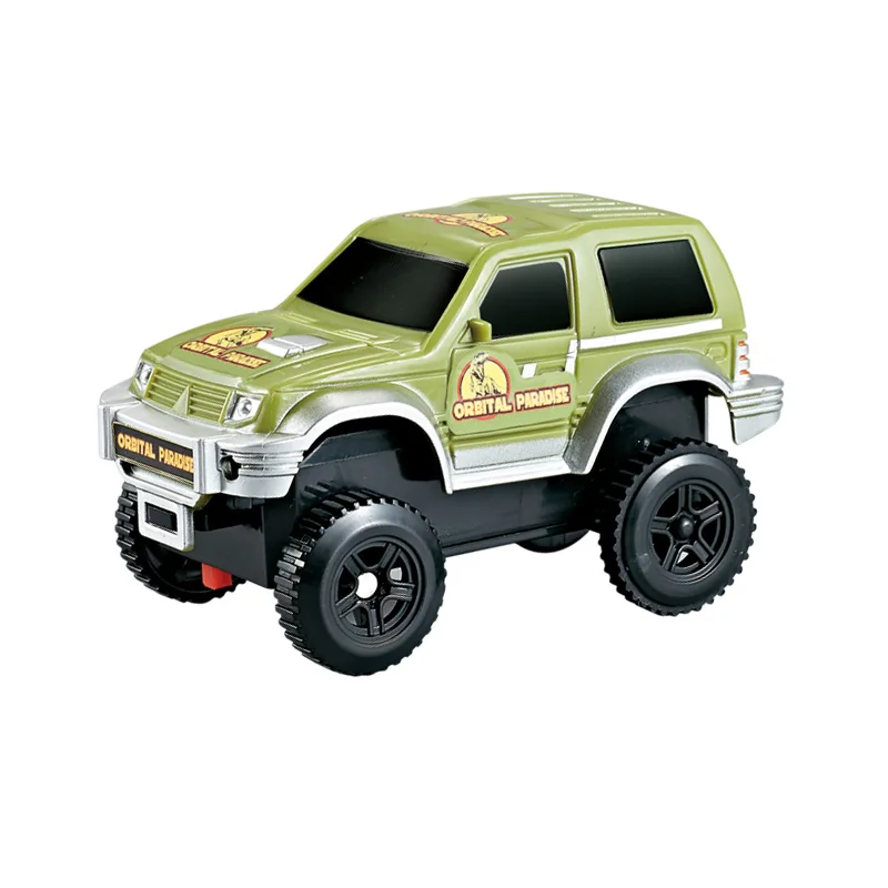 

Dinosaur Park Railway Electric Car Dino Hot Toy cars Racing track Flash Light Car Tyrannosaurus car Model Mini Toys for children