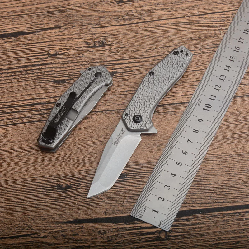 

Kershaw 1324 folding pocket knife 8cr13 blade Aviation aluminum handle outdoor camping hunt Tactical survival knives EDC tools