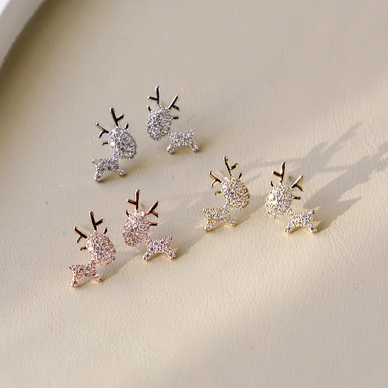 Новые креативные рождественские украшения стильные олени хрустальные