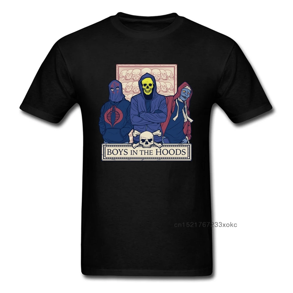 Футболка с капюшоном для мальчиков футболка черепами Мужская хипстерская