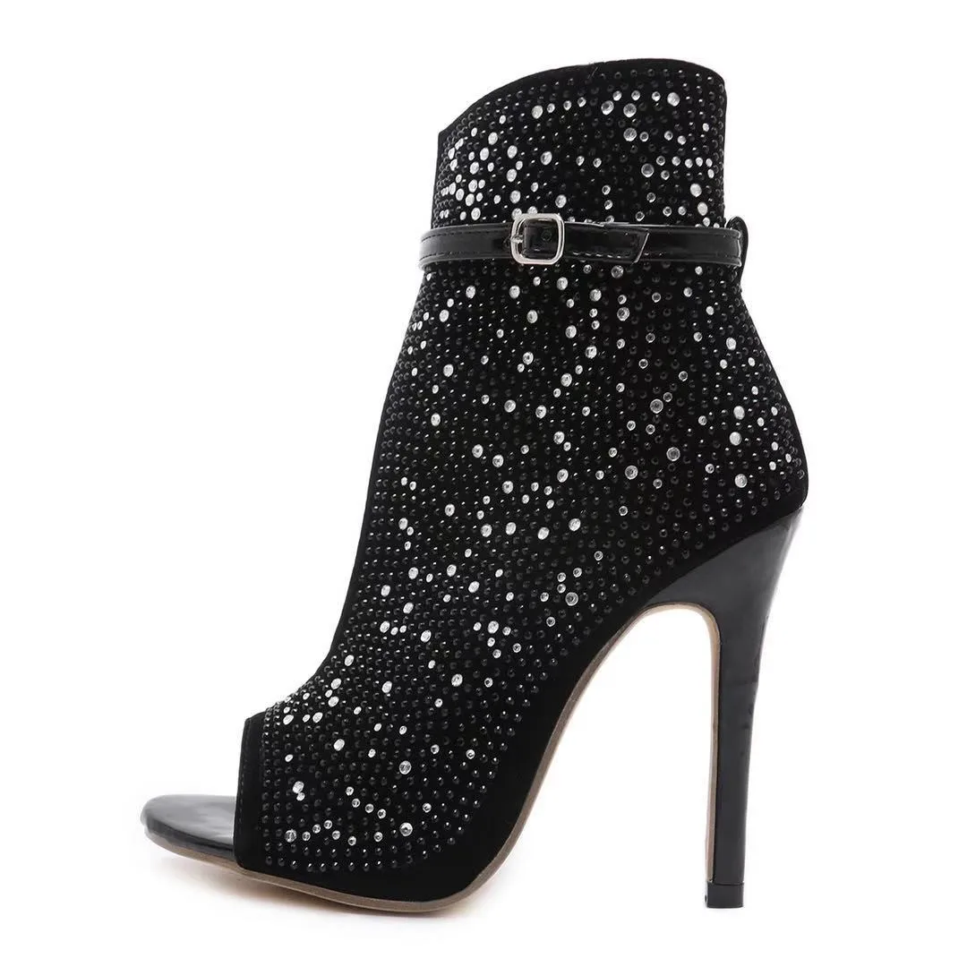 

2021 spring shoes drill fish mouth super new women's high heels fashion single shoes women's high heels thin heels