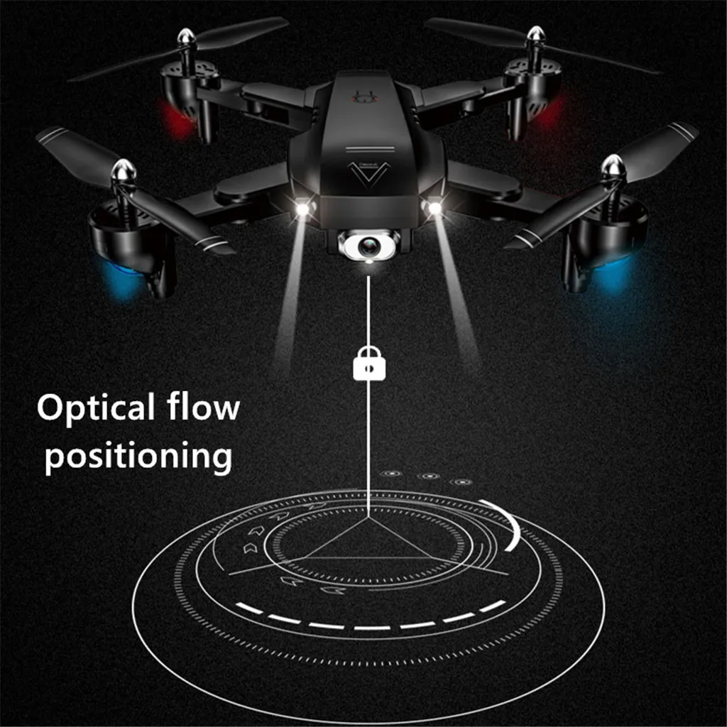 

A807 Folding Drone 4K HD Dual Camera Wide-angle Optical Flow Positioning Quadcopter GPS 2.4G 4CH WIFI FPV 6-axis RC Drone #Z