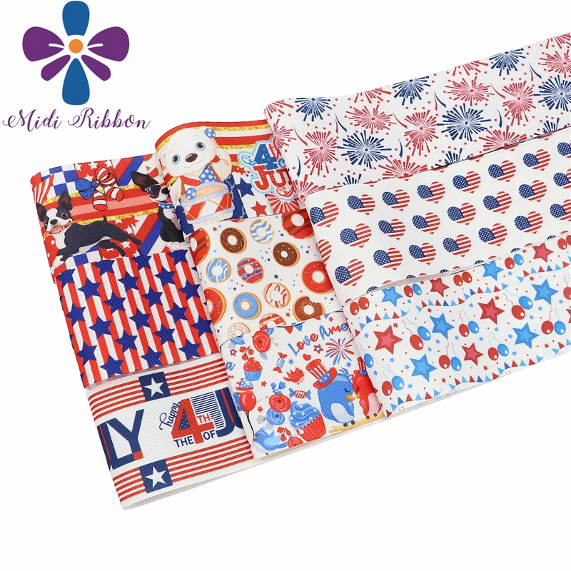 

16 мм-75 мм Мексиканский национальный день печати Grosgrain/эластичная лента череп DIY Подарок для вечеринки декор банты для волос изготовление 50 я...