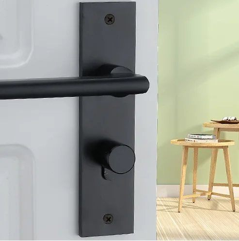 Космическая алюминиевая темная ручка для межкомнатной двери дверная дверного