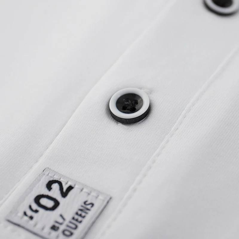 

iSurvivor 2021 Men Solid Color Turn Down Collar Cotton Polo Shirts Tees Tops Hombre Male Casual Fashion Slim Fit Business Shirts