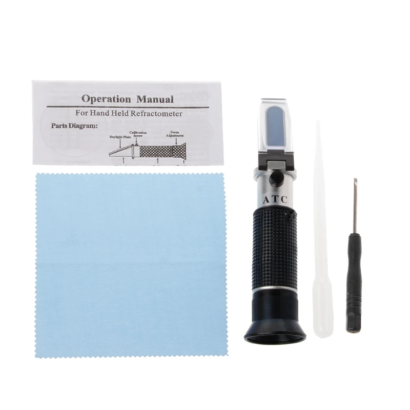 

Рефрактометр по шкале Брикса и пива, RSG-100ATC 0-32%, 1 шт.