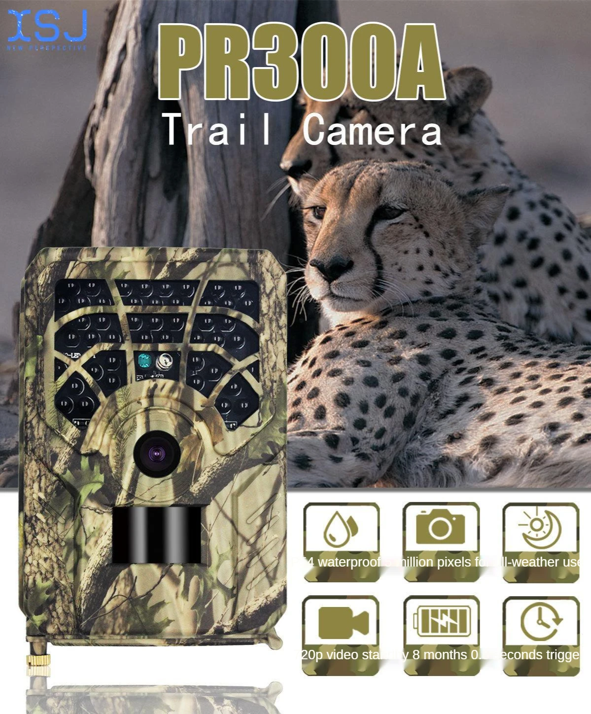 

Pr-300A Hd Camera 12Mp 46 Infrared Lights Can Shoot Waterproof Hd Camera At Night