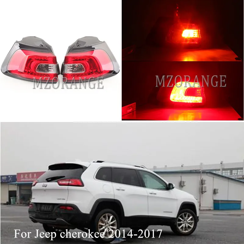 Внутренняя хвост светильник светодиодный для Jeep Cherokee 2014 2015 2016 2017 внешний