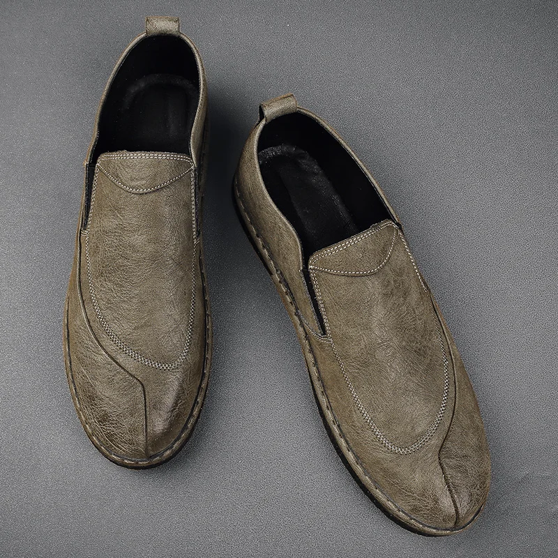 

Shoes For Men Leather Sneakers Casual Shoes Autumn Men's Mens Men Zapatillas Hombre Man For Scarpa Uomo Loafers Male