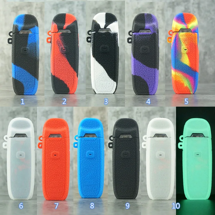 

50pcs Protective Silicone case for Ijoy AI EVO Pod Mod Vape kit texture skin rubber sleeve shield cover fit ijoy ai evo