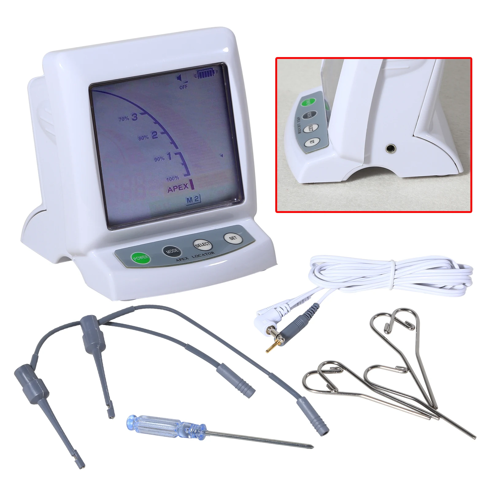 Dental Peep Эндодонтический локатор вершины искатель корневого канала Portable Fit DTE WOODPEX