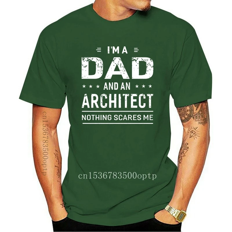 

Новая дизайнерская футболка Im A Dad And Architect 2021 для мужчин, отца, забавный подарок