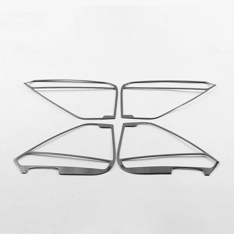 Для Volkswagen VW Tiguan MK2 2017-2022 автомобильная дверь стерео аудио звук крышка динамика украшения наклейки на рамку из нержавеющей стали аксессуары