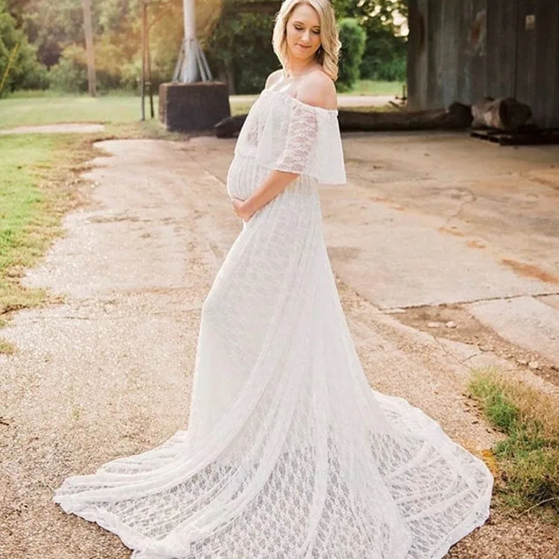 Кружевное платье для беременных фотосъемки детское душа платья