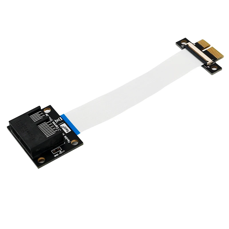 PCI Express PCI-E 1X до плоский кабель-удлинитель Позолоченный разъем адаптера PCIE