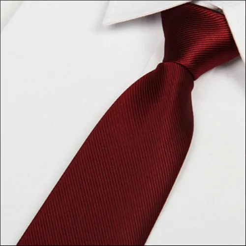 

SHENNAIWEI 2016 new 8cm Wine red silk tie men's microfiber neckties fashion gravata slim striped Dark red neck ties atacado