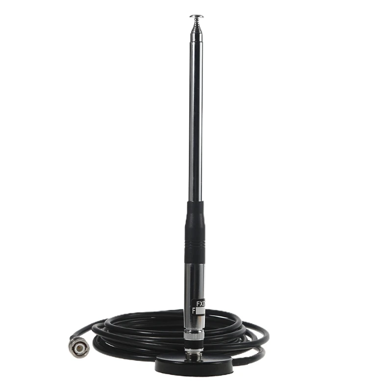 

27MHz 130CM/51.18inch CB Radio Telescopic Antenna BNC Male Connector Radio Antenna for kenwood ICOM IC-V8 IC-V80 IC-V82 AXFY