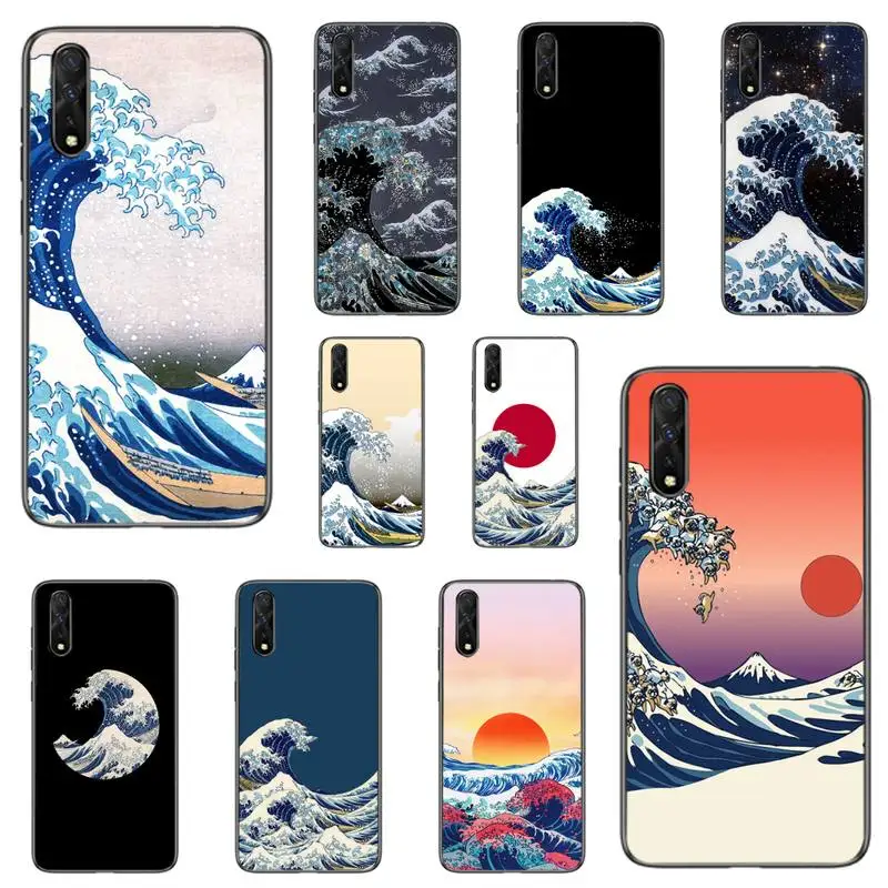

The Big Wave of kanagawa Phone Case For Redmi 4X 5plus 6 7 8 9 A Note 9s 4 8 T 9 10 pro Cover Fundas Coque