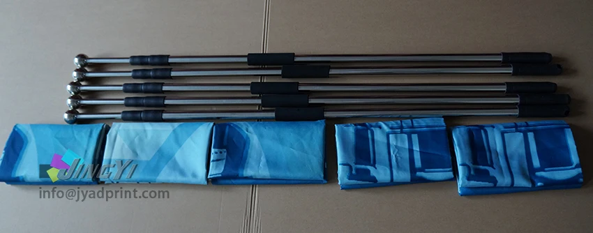 Телескопический большой 2 м ручной флагшток для групповой или командной