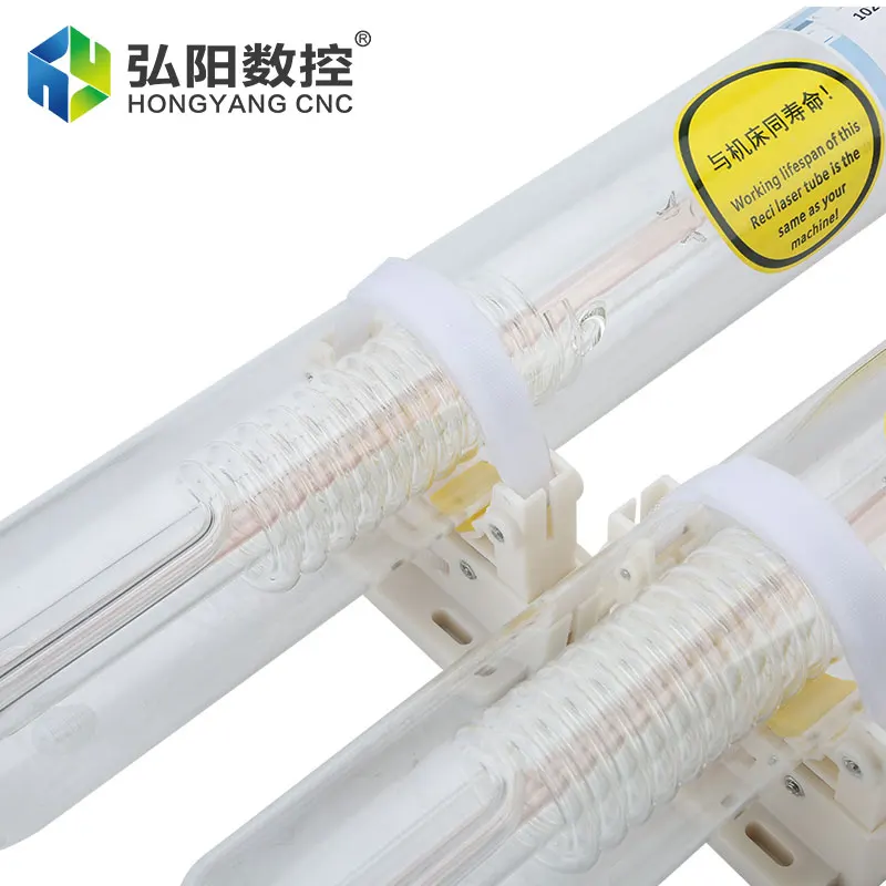 

CO2 Glass Laser Tube 75W / 90W / 100W / 130W / 150W High Power Engraving And Cutting Machine Carbon Dioxide Glass Laser Light