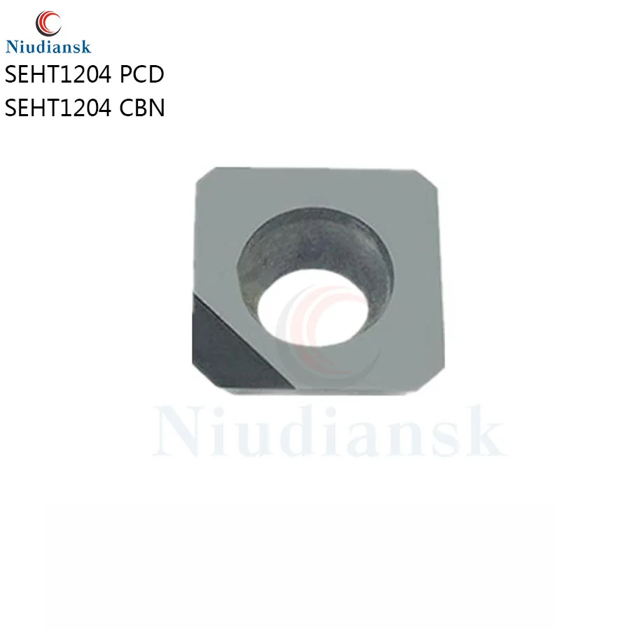 

SEHT1204 PCD SEHT1204 CBN Diamond Inserts Milling Turning Tool Cubic Boron Nitride CNC Lathe Cutting Tool Carbide Miliing Cutter