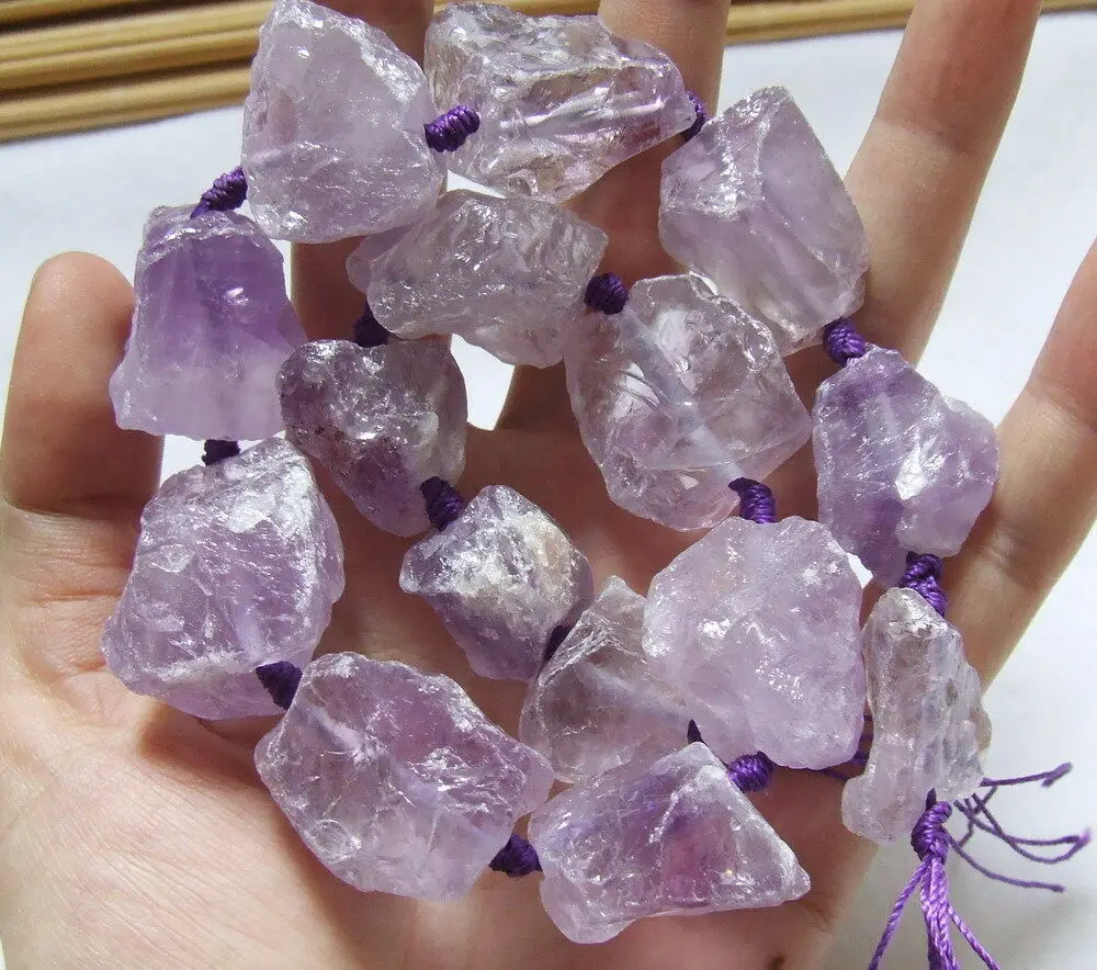 

Amethyst Rough Nugget Beads
