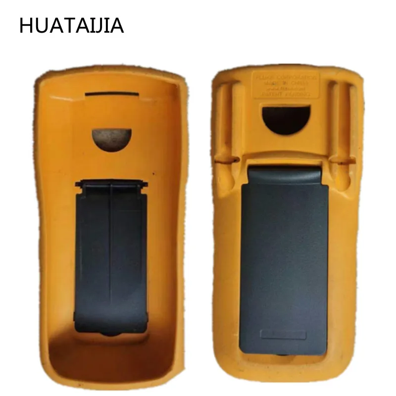 Funda para FLUKE 17B, cubierta trasera amarilla, con bater&iacute;a, usada y antigua-0