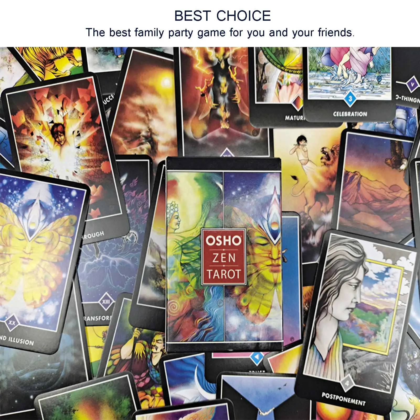 Новые карты Таро дзен палуба энергии мысли настольная игра таро Хэнсон Робертс