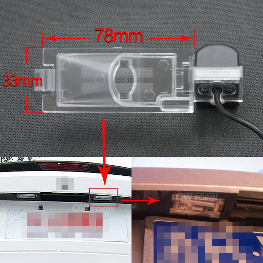 HD AHD типа рыбий глаз Старлайт камера заднего вида Камера для Dodge Калибр SXT 5D 2007 2008