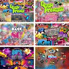 Mehofond 80s 90 День рождения кирпичный фон для фотографии настенные неоновые светильники Декор фотографический фон для фотосъемки с фон для студийной фотосъемки