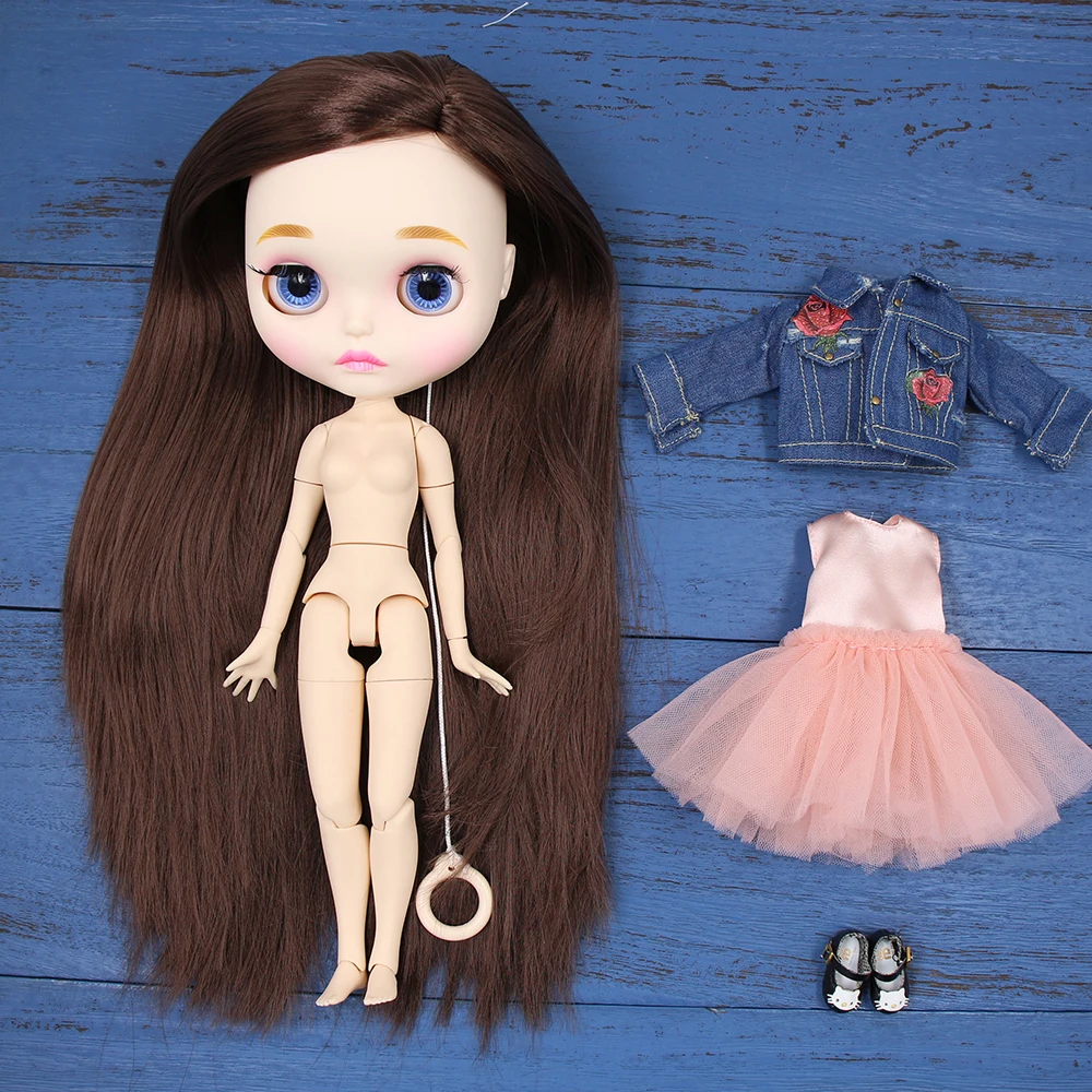 

Ледяной DBS Blyth кукла 1/6 bjd с одеждой обувь или новое лицо голая кукла 1/6 30 см игрушка девушки подарок аниме
