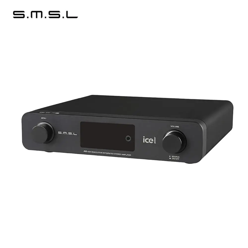 SMSL A6 HiFi AK4452+ CM6632A+ NJW1194A 50Wx2 DSD512 384 кГц/32 бит оптический/коаксиальный/XMOS/USB DAC аудио цифровой усилитель+ усилитель для наушников