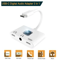type c to 3 5mm aux jack usb c port digital audio converter with audio cable adapter for most type c devices
