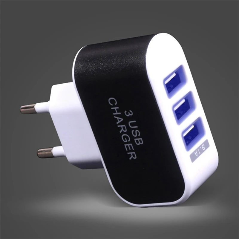 3 порта 5 в 3.1A USB зарядное устройство ЕС вилка настенное умное быстрое зарядное устройство для iphone Samsung; Huawei Xiaomi Универсальный дорожный адаптер